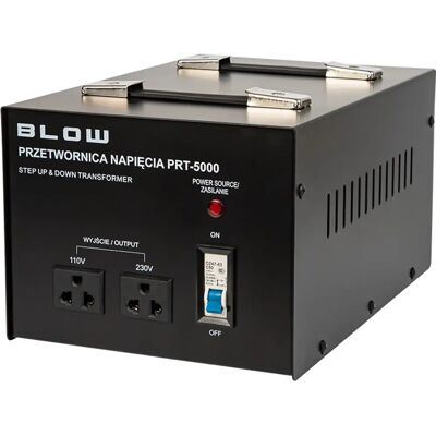 Blow PRT-5000 - Conversor 110VAC -> 230VAC / 230VAC -> 110VAC 5000W c/ disjuntor Blow PRT-5000 - Conversor 110VAC -> 230VAC / 230VAC -> 110VAC 5000W c/ disjuntor