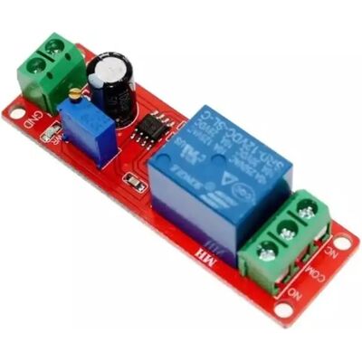 M443 - Módulo temporizador de Delay ajustável 1-10s 12VDC c/ Relé 230V 10A M443 - Módulo temporizador de Delay ajustável 1-10s 12VDC c/ Relé 230V 10A