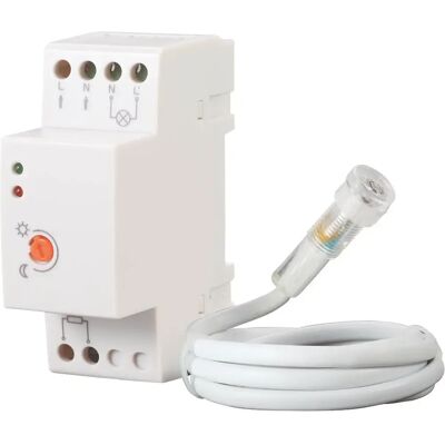 GSC Evolution - Sensor crepuscular com sonda externa para calha DIN 230VAC 3000W GSC Evolution - Sensor crepuscular com sonda externa para calha DIN 230VAC 3000W