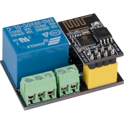 JOY-IT SBC-ESP01-RM - Módulo inteligente WiFi - ESP-01S c/ Relé JOY-IT SBC-ESP01-RM - Módulo inteligente WiFi - ESP-01S c/ Relé