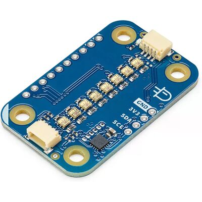 Arduino Modulino Pixels - Módulo com 8 LEDs RGB Endereçáveis e Conetores Qwiic (I²C) Arduino Modulino Pixels - Módulo com 8 LEDs RGB Endereçáveis e Conetores Qwiic (I²C)
