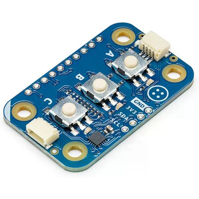 Arduino Modulino Buttons - Módulo de Interface com 3 Botões, 3 LEDs e Conetores Qwiic (I²C) Arduino Modulino Buttons - Módulo de Interface com 3 Botões, 3 LEDs e Conetores Qwiic (I²C)