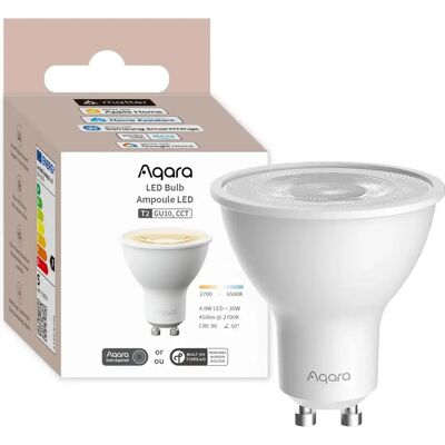Aqara T2 GU10 CCT (LB-L03E) - Lâmpada LED Smart ZigBee CCT (2700...6500K) GU10 4.9W 450lm Aqara T2 GU10 CCT (LB-L03E) - Lâmpada LED Smart ZigBee CCT (2700...6500K) GU10 4.9W 450lm