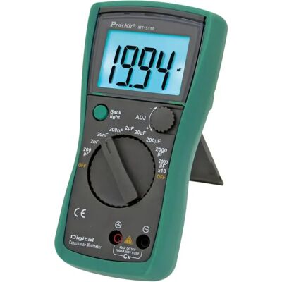 Pro'sKit MT-5110 - Capacímetro digital profissional 0.1pF..20000µF Pro'sKit MT-5110 - Capacímetro digital profissional 0.1pF..20000µF
