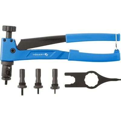 Högert HT2C180 - Alicate de rebitar porcas de cravar profissional (M3-M6) Högert HT2C180 - Alicate de rebitar porcas de cravar profissional (M3-M6)
