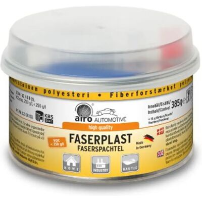 airo-Chemie FASERPLAST G201 - Massa Fibra de Vidro 2K universal - verde - 400g. airo-Chemie FASERPLAST G201 - Massa Fibra de Vidro 2K universal - verde - 400g.