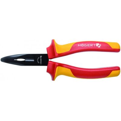 Högert HT1P919 - Alicate de pontas curvas de eletricista (1000V) 160mm Högert HT1P919 - Alicate de pontas curvas de eletricista (1000V) 160mm