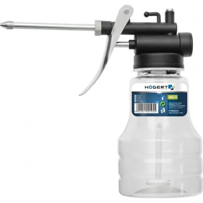 Högert HT8G925 - Almotolia em plástico transparente - 200ml Högert HT8G925 - Almotolia em plástico transparente - 200ml