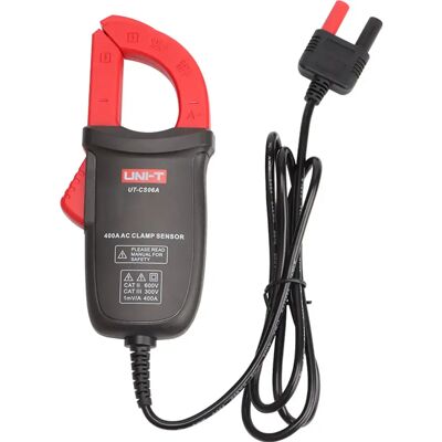 Uni-T UT-CS06A - Sensor de corrente (tipo pinça) para multímetro - 400A 1mV/A Uni-T UT-CS06A - Sensor de corrente (tipo pinça) para multímetro - 400A 1mV/A