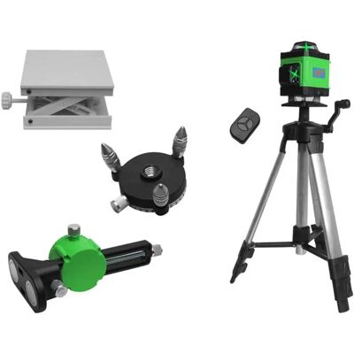 LTC M293 - Nível laser profissional 360º 16 linhas 4D Verde c/ comando + Tripé LTC M293 - Nível laser profissional 360º 16 linhas 4D Verde c/ comando + Tripé