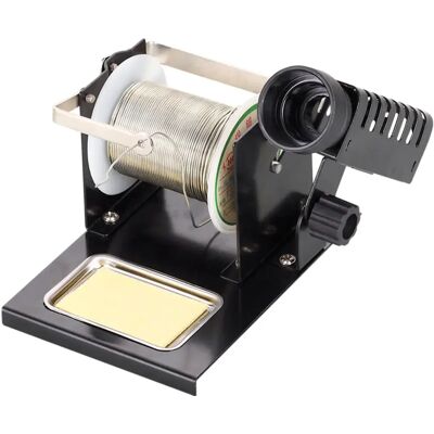 Dispensador de solda com suporte para ferro de soldar Dispensador de solda com suporte para ferro de soldar