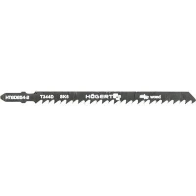 Högert HT6D654-2 - Lâminas para serra tico-tico 132mm p/ madeira corte rápido 8-100mm - 2 und Högert HT6D654-2 - Lâminas para serra tico-tico 132mm p/ madeira corte rápido 8-100mm - 2 und