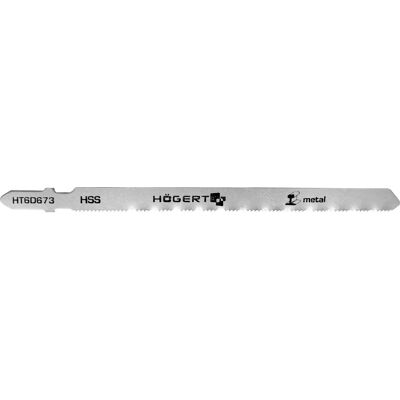 Högert HT6D673 - Lâminas para serra tico-tico 132mm p/ metal 1-3mm - 5 und Högert HT6D673 - Lâminas para serra tico-tico 132mm p/ metal 1-3mm - 5 und