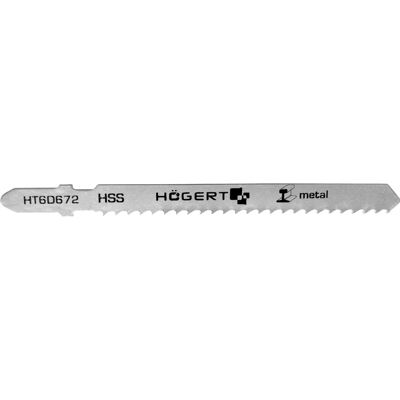 Högert HT6D672 - Lâminas para serra tico-tico 100mm p/ metal 3-15mm - 5 und Högert HT6D672 - Lâminas para serra tico-tico 100mm p/ metal 3-15mm - 5 und