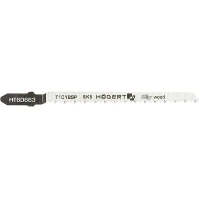 Högert HT6D663-2 - Lâminas para serra tico-tico 100mm p/ madeira corte curvo de precisão 4-30mm - 2 und Högert HT6D663-2 - Lâminas para serra tico-tico 100mm p/ madeira corte curvo de precisão 4-30mm - 2 und