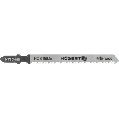 Högert HT6D665 - Lâminas para serra tico-tico 100mm p/ madeira corte limpo - 5 und Högert HT6D665 - Lâminas para serra tico-tico 100mm p/ madeira corte limpo - 5 und