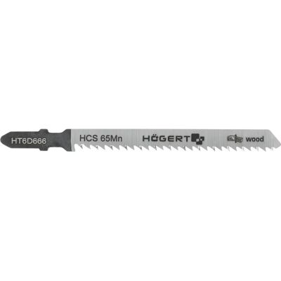 Högert HT6D666 - Lâminas para serra tico-tico 100mm p/ madeira corte limpo - 5 und Högert HT6D666 - Lâminas para serra tico-tico 100mm p/ madeira corte limpo - 5 und