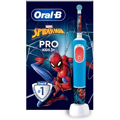 Oral-B Vitality Pro Kids +3 Spiderman - Escova de dentes elétrica infantil Oral-B Vitality Pro Kids +3 Spiderman - Escova de dentes elétrica infantil