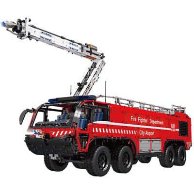 Mould King Bombeiros de Aeroporto - Série de Bombeiros Mould King 19004 Mould King Bombeiros de Aeroporto - Série de Bombeiros Mould King 19004