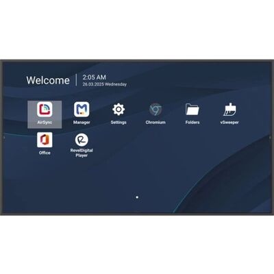 VIEWSONIC MONITOR PROFISSIONAL 86" UHD 4K 500CD 24/7 ANDROID CDE8614-2C VIEWSONIC MONITOR PROFISSIONAL 86" UHD 4K 500CD 24/7 ANDROID CDE8614-2C