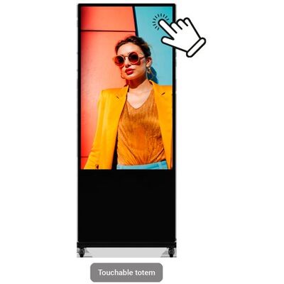 HIKVISION Totem tátil com monitor 55" 4K - Sinalética digital local USB - Sinalética digital FocSign (opcional) - Utilização em interiores - Funcionamento 24/7 - Android 13 HIKVISION Totem tátil com monitor 55" 4K - Sinalética digital local USB - Sinalética digital FocSign (opcional) - Utilização em interiores - Funcionamento 24/7 - Android 13