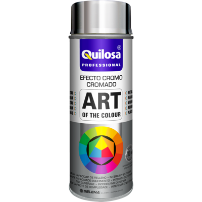 Tinta Spray 400ml Efeito Cromado - Quilosa Tinta Spray 400ml Efeito Cromado - Quilosa