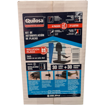 Kit Nivelamento Placa Gesso Cartonado 30+30 Pcs - Quilosa Kit Nivelamento Placa Gesso Cartonado 30+30 Pcs - Quilosa