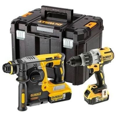 KIT18V DeWalt: Berbequim DCD996 + Martelo DCH273 – DCK229P2T‑QW KIT18V DeWalt: Berbequim DCD996 + Martelo DCH273 – DCK229P2T‑QW