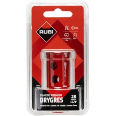 Broca Diamantada Drygres Premium 28mm Rubi – 06972 Broca Diamantada Drygres Premium 28mm Rubi – 06972