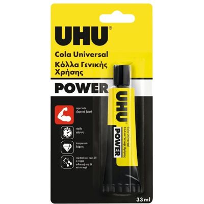 UHU COLA UNIVERSAL POWER BLISTER 35 G 33 ML UHU COLA UNIVERSAL POWER BLISTER 35 G 33 ML
