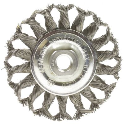 Amig Escova circular arame entrelaçado, M14, 1H X 125 X 0,5 X 25 MM Mod. 34410 Amig Escova circular arame entrelaçado, M14, 1H X 125 X 0,5 X 25 MM Mod. 34410