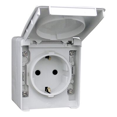 Efapel 48131CCZ Tomada Schuko Cinza - Tomada elétrica Efapel 48131CCZ Tomada Schuko Cinza - Tomada elétrica