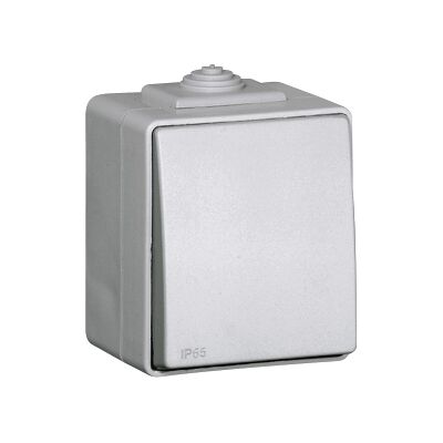 Efapel 48151CCZ Interruptor Cinza à Prova D'água - Interruptor Efapel 48151CCZ Interruptor Cinza à Prova D'água - Interruptor
