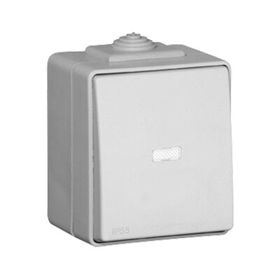 Botão Basculante Luminoso de 250V~ 48152 C efapel Botão Basculante Luminoso de 250V~ 48152 C efapel