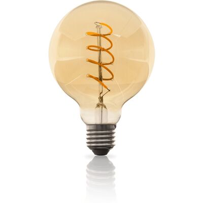 Lâmpada LED vintage filamento espiral G95 E27 4W 2000K Aslo Lâmpada LED vintage filamento espiral G95 E27 4W 2000K Aslo
