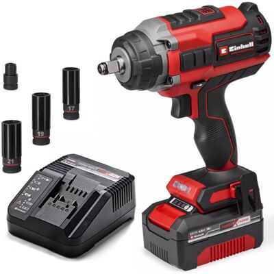 Chave de impacto a bateria IMPAXXO 18/450 (1x4,0Ah) Einhell Chave de impacto a bateria IMPAXXO 18/450 (1x4,0Ah) Einhell