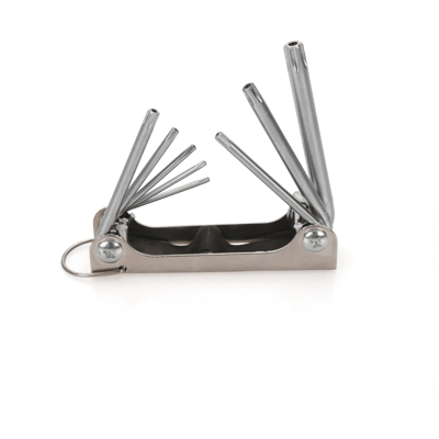 CONJUNTO DE 8 CHAVES TORX COM SEGREDO EM CANIVETE VITO CONJUNTO DE 8 CHAVES TORX COM SEGREDO EM CANIVETE VITO