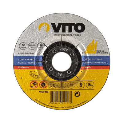 Vito Disco corte ferro 115mm - VICF115 Vito Disco corte ferro 115mm - VICF115