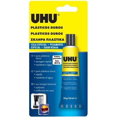 UHU PLÁSTICOS DUROS BLISTER 30 G UHU PLÁSTICOS DUROS BLISTER 30 G