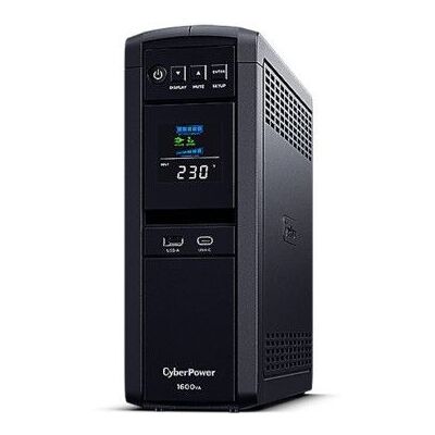 Cyberpower Interactive Line UPS CP1600EPFCLCD/ 1600VA-1000W/ 6 Saídas/ Formato Torre Cyberpower Interactive Line UPS CP1600EPFCLCD/ 1600VA-1000W/ 6 Saídas/ Formato Torre