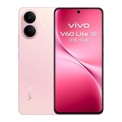 Smartphone Vivo V60 Lite 12GB/ 512GB/ 6.77"/ 5G/ Rosa Smartphone Vivo V60 Lite 12GB/ 512GB/ 6.77"/ 5G/ Rosa
