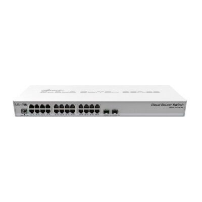 Switch Roteador Mikrotik CRS326-24G-2S+RM 26 Portas/ RJ45 10/100/100/ SFP/ PoE Switch Roteador Mikrotik CRS326-24G-2S+RM 26 Portas/ RJ45 10/100/100/ SFP/ PoE