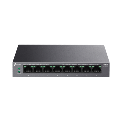 SWITCH TP-LINK LS108GP 8 PUERTOS GIGABIT DESKTOP POE+ SWITCH TP-LINK LS108GP 8 PUERTOS GIGABIT DESKTOP POE+