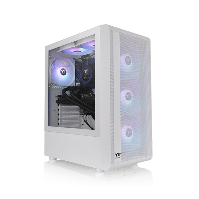 CAJA THERMALTAKE S200 TG ATX 2XUSB 3.0 ARGB SIN FUENTE BLANCO CAJA THERMALTAKE S200 TG ATX 2XUSB 3.0 ARGB SIN FUENTE BLANCO