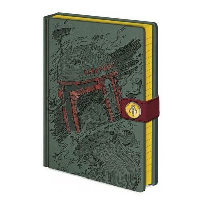 Pyramid Caderno Boba Fett Star Wars Premium A5 Pyramid Caderno Boba Fett Star Wars Premium A5