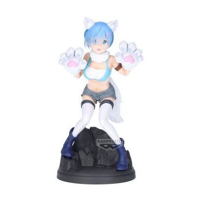 BANPRESTO Figura Rem Monsters Motions Re:Zero Começando a Vida em Outro Mundo 22cm BANPRESTO Figura Rem Monsters Motions Re:Zero Começando a Vida em Outro Mundo 22cm