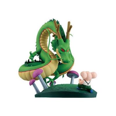 BANPRESTO Figura Ichibansho Oolong e Shenron Dragon História II Dragon Ball 14cm BANPRESTO Figura Ichibansho Oolong e Shenron Dragon História II Dragon Ball 14cm