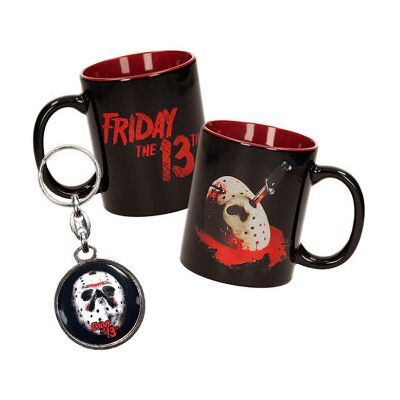 SD TOYS Caneca de metal e chaveiro sexta-feira 13 SD TOYS Caneca de metal e chaveiro sexta-feira 13