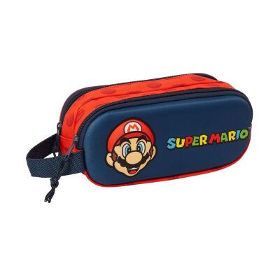 SAFTA Estojo duplo 3D Super Mario Bros SAFTA Estojo duplo 3D Super Mario Bros