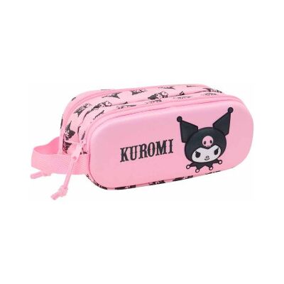 SAFTA Estojo duplo 3D Kuromi Hello Kitty SAFTA Estojo duplo 3D Kuromi Hello Kitty